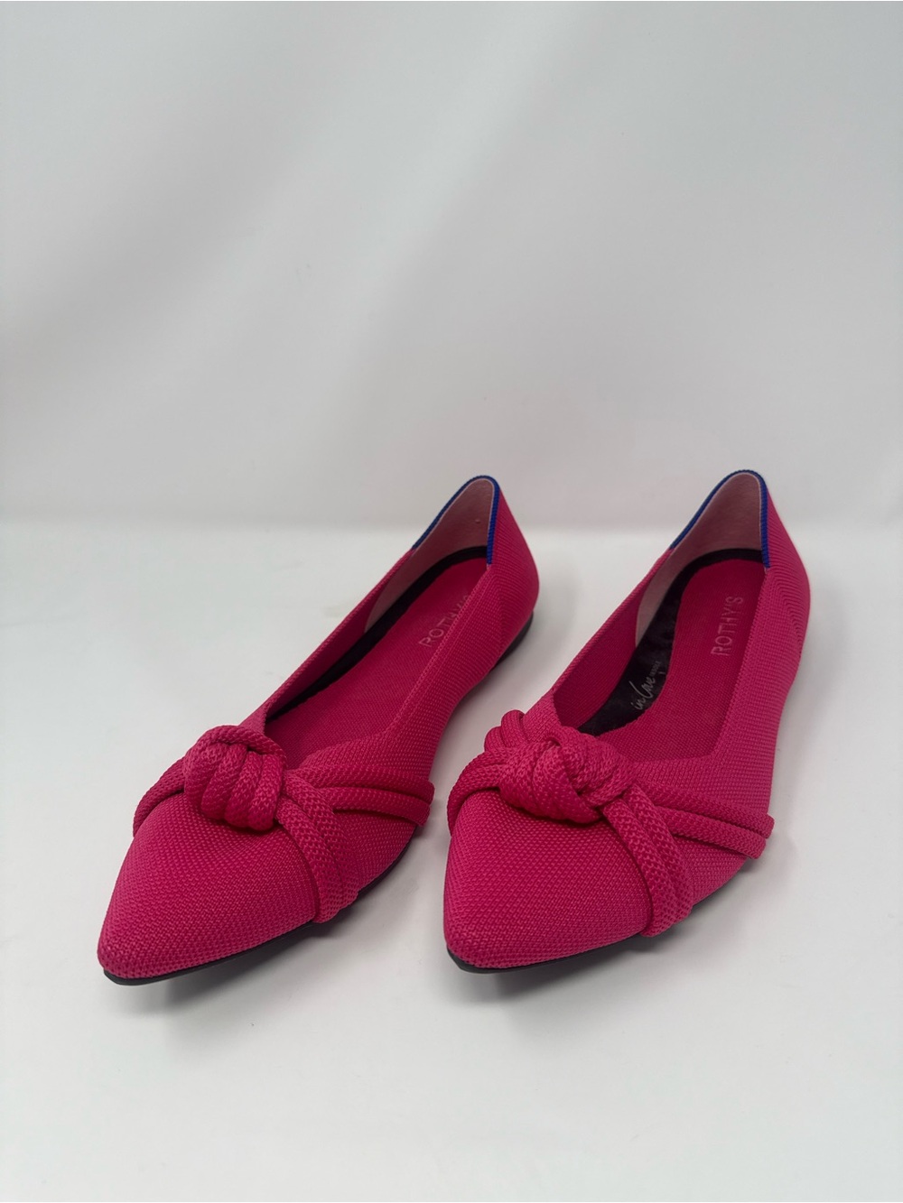 ❤️Rothy’s Knot Point II Flats in Hot Pink. Size 11 - Picture 9 of 15